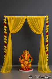 PVC Mandir Stand Frame – 3 x 3 Ft (Approx.)