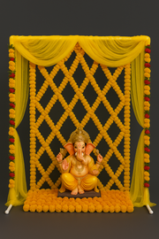 PVC Mandir Stand Frame – 3 x 3 Ft (Approx.)