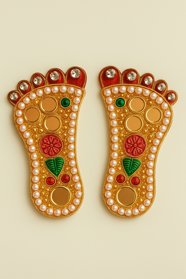Laxmi Mata Charan – Decorative Feet for Puja & Festive Décor