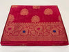 Banarasi - Wam Silk Copper Buta (Red)