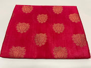 Banarasi - Wam Silk Copper Buta (Red)