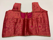 Banarasi - Wam Silk Copper Buta (Red)