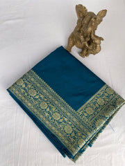 Banarasi - Walkalam Silky Plain With Zari Border