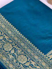 Banarasi - Walkalam Silky Plain With Zari Border