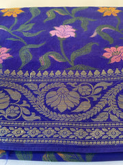 Banarasi - Silk Patola Meenakari Zari Border