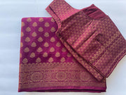 Banarasi - Copper Booti Silk Bootidar