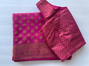 Banarasi - Copper Booti Silk Bootidar