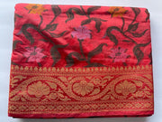 Banarasi - Silk Patola Meenakari Zari Border