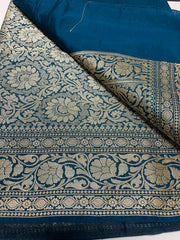 Banarasi - Walkalam Silky Plain With Zari Border