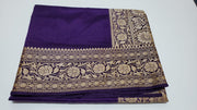 Banarasi - Walkalam Silky Plain With Zari Border