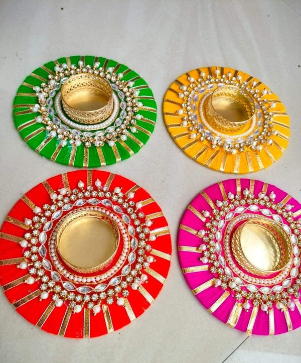 Grand Radiance T-Light Candle Holders – Mixed Colors