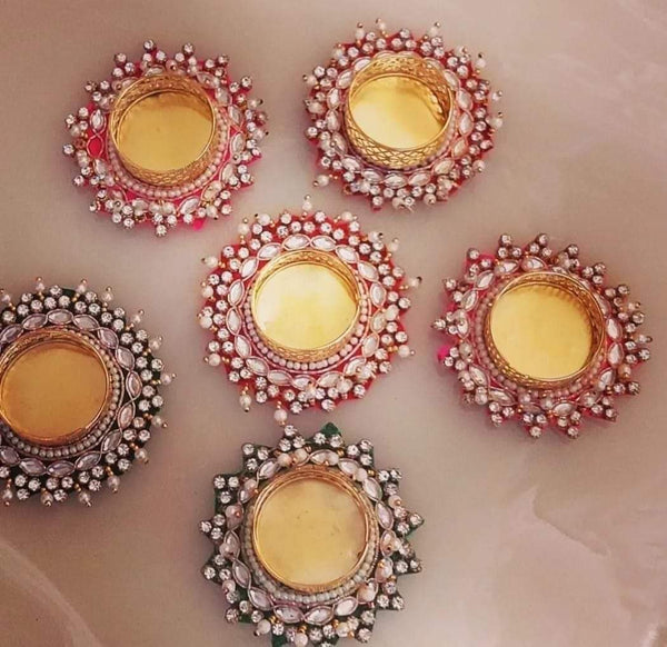 Regal Glow T-Light Candle Holders – Mixed Colors