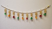 White Beads Plastic Toran