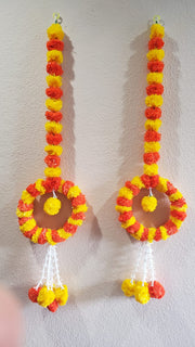 Circular Marigold Ladi - Set of 2