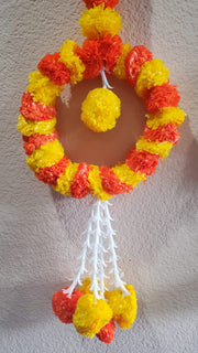 Circular Marigold Ladi - Set of 2