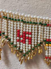 Swastik on Beads Toran