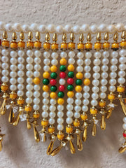 Swastik on Beads Toran