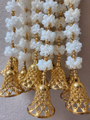 White Mogra and Bells Ladi - Set of 2