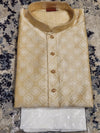 Light Golden Kurta Pajama Set