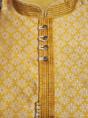 Mustard Yellow Kurta Pajama Set