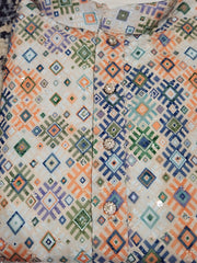 Multicolor Kurta Pajama Set