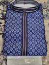 Dark Blue Kurta Pajama Set