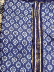 Dark Blue Kurta Pajama Set