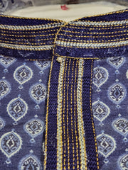 Dark Blue Kurta Pajama Set