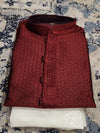 Maroon Kurta Pajama Set