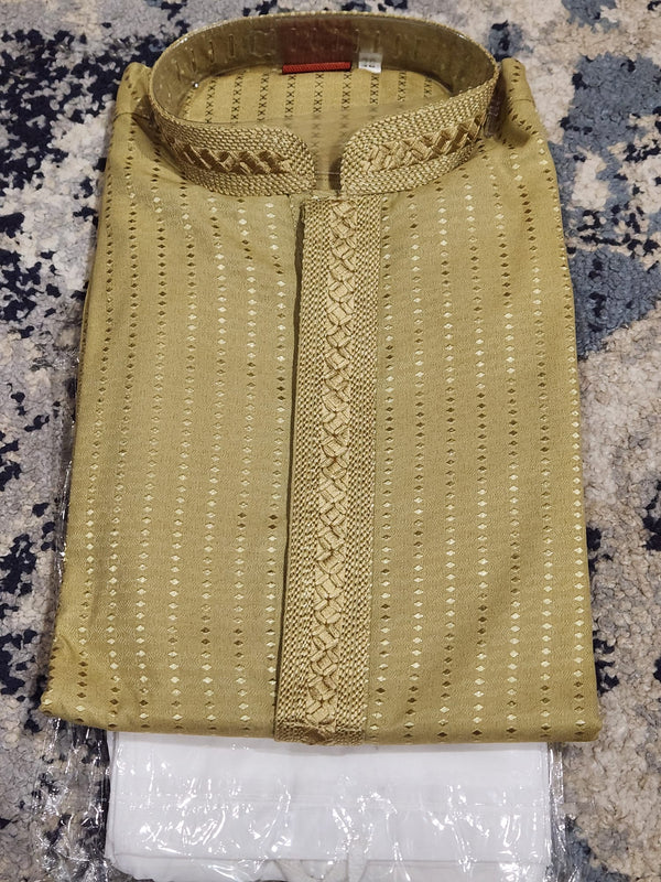 Light Brown (Mud) Kurta Pajama Set