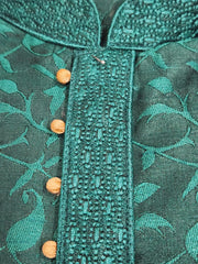 Dark Green Kurta Pajama Set