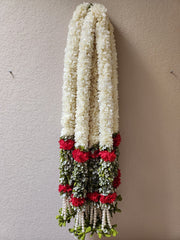 Fabric Hanging with Beads for Decoration - Diwali/Ganapati/House warming/Wedding (Pair)