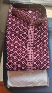 Purple Kurta Pajama Set